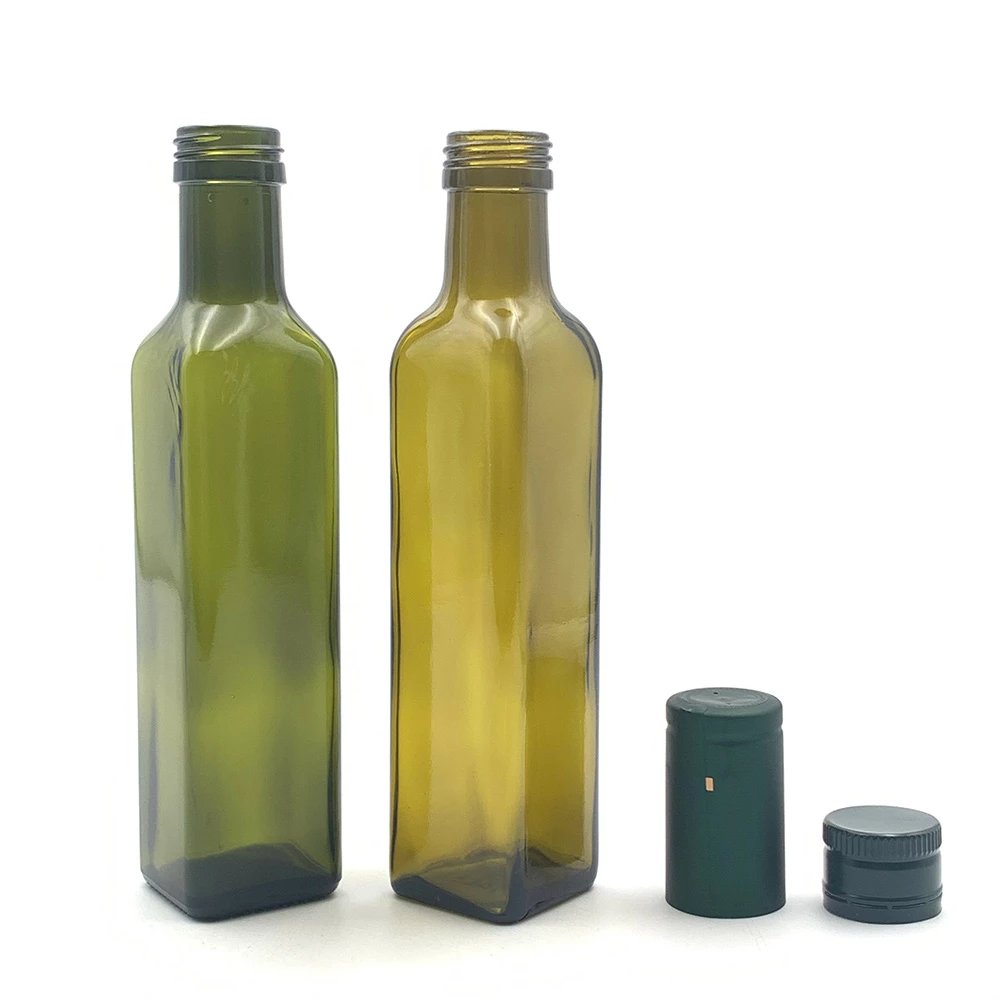 250ml Groene Glazen Olijfolie Fles