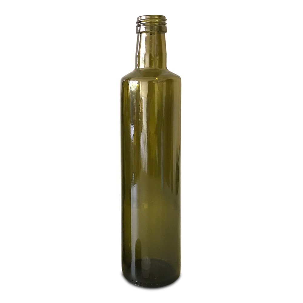500ml antieke groene Dorica olijfolie fles