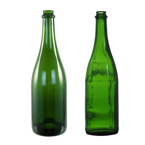 groene champagnefles