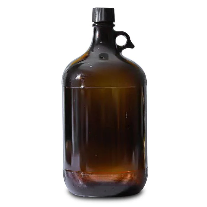 4L amberkleurige glazen bierkan, 1 gallon growlerfles voor brouwerij-navulprogramma's